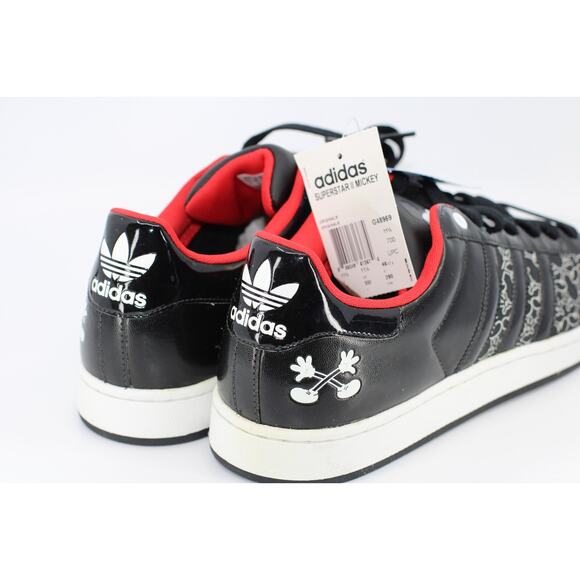 F0 Deadstock ADIDAS Originals Superstar II Mickey X Black1 Runwht G48969 Men 12 main image 5